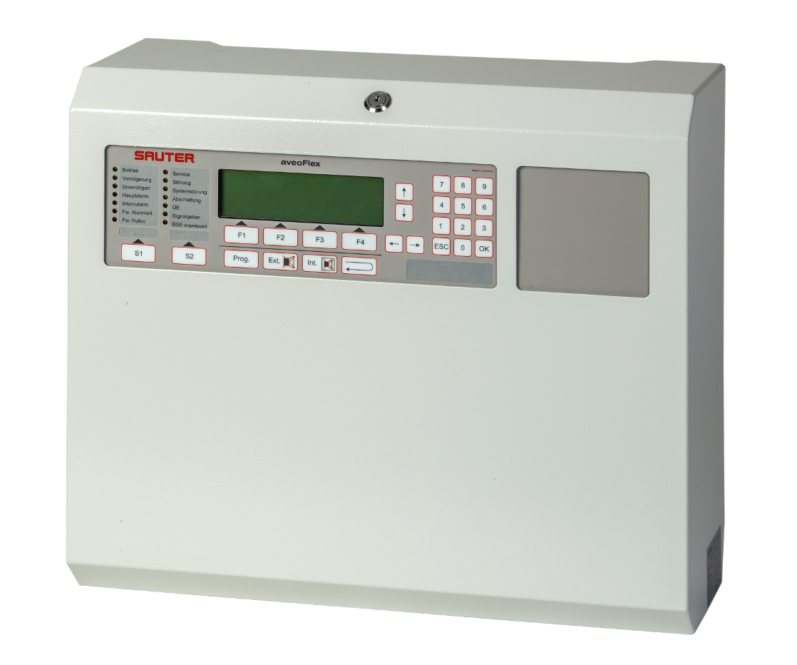 124 001 Brandmeldezentrale bis 2 Ringleitungen mit Gehäuse freigestellt klein