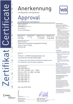 173 002 VdS Zertifikat