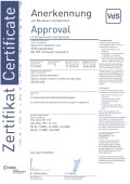 211 021 VdS Zertifikat