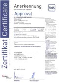 211 024 VdS Zertifikat
