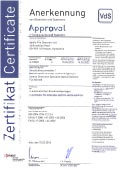 211 025 VdS Zertifikat