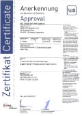 212 001 VdS Zertifikat
