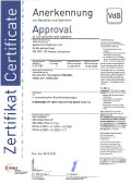 213 011 VdS Zertifikat