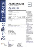 251 001 VdS Zertifikat