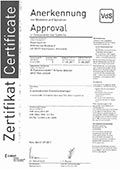 310 003 VdS Zertifikat
