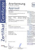 321 001 VdS Zertifikat