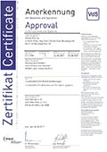 322 001 VdS Zertifikat