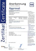 352 002 VdS Zertifikat