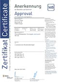 412 005 VdS Zertifikat