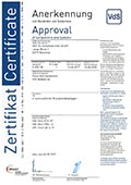 413 002 VdS Zertifikat